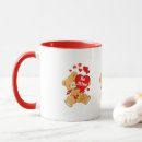 Search for teddy bear valentine mugs Red