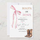 Search for boots or bows invitations Modern