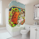 Search for christmas cat shower curtains Red