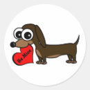 Search for cute dachshund stickers Doxie
