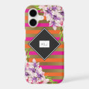 Search for flowers and stripes iphone cases Elegant