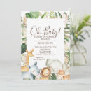 Search for gold safari invitations Greenery