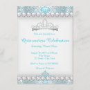 Search for teal blue quinceanera invitations Turquoise