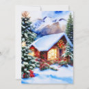 Search for mountain cabin christmas cards Trees