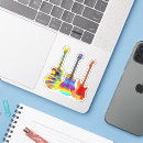 Search for rockstar guitar stickers Guitarist