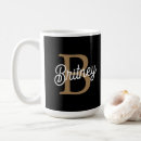 Search for elegant script mugs Black