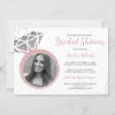 Search for rose gold bridal shower invitations Pink