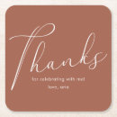 Search for thank you coasters Party