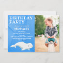 Search for blue whale birthday invitations Ocean