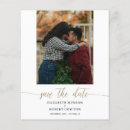Search for gold save the dates Engagement photo