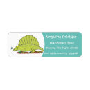 Search for cartoon dinosaur return address labels Cute