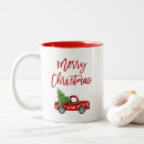 Search for vintage red truck mugs Rustic