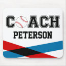 Search for baseball coach mousepads Team