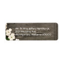 Search for fences return address labels Rustic