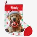 Search for puppy christmas stockings Golden retriever
