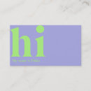 Search for bright lime paper business cards Colourful