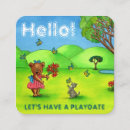 Search for kids playdate business cards Cute