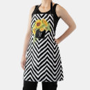 Search for chevron aprons black and white