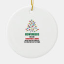 Search for funny office christmas tree decorations Emotional support coworker
