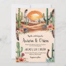 Search for western wedding invitations Desert