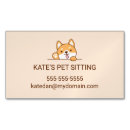 Search for corgis business cards Pet sitter