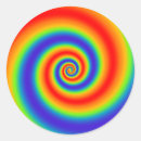Search for rainbow spiral stickers Bright