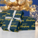 Search for dark blue wrapping paper Script