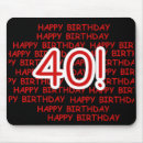 Search for 40 mousepads Happy birthday