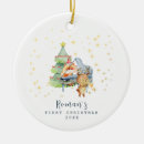 Search for woodland animals baby christmas tree decorations Babys first christmas