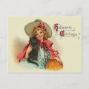 Search for vintage happy halloween postcards Autumn