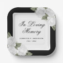 Search for funeral paper plates Memorial