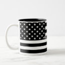 Search for black and white flag mugs Rustic