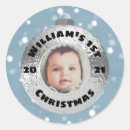 Search for babys first christmas stickers New baby