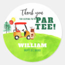 Search for golf thank you stickers Boy
