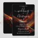 Search for fire wedding invitations Elegant