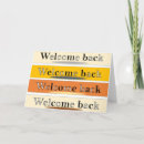 Search for welcome back cards Student