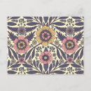 Search for blue floral pattern postcards Botanical