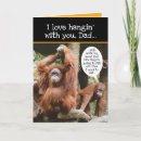 Search for monkey fathers day cards Dad