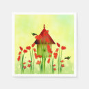 Search for hummingbird napkins Red