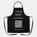 Search for text and logo aprons Company