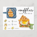 Search for waffles postcards Watercolor