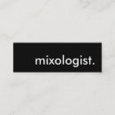 Search for mixologist business cards Alcohol