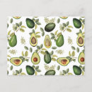Search for avocado postcards Watercolor