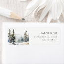 Search for national parks return address labels Watercolor