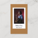 Search for music artist business cards Teacher