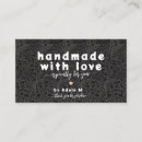 Search for fair use business cards Handmade with love