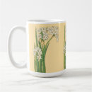 Search for antique white mugs Vintage botanical