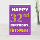 Search for 32 birthday cards 32 years old