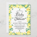 Search for lemonade baby shower invitations Citrus