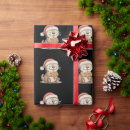 Search for pizza christmas wrapping paper Santa